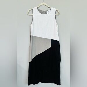 linen blend dress (M)